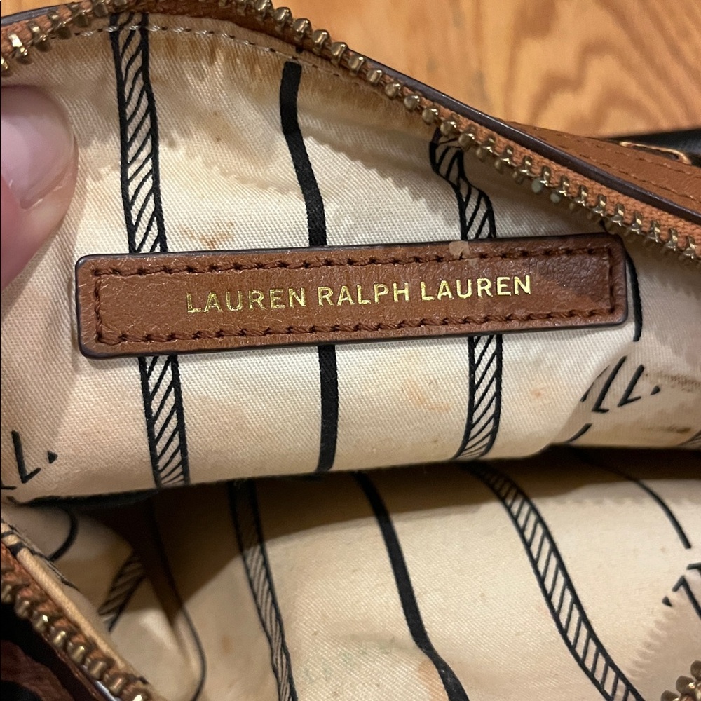 Lauren Ralph Lauren Horse-bit Makeup Case Wristlet - Picture 9 of 11